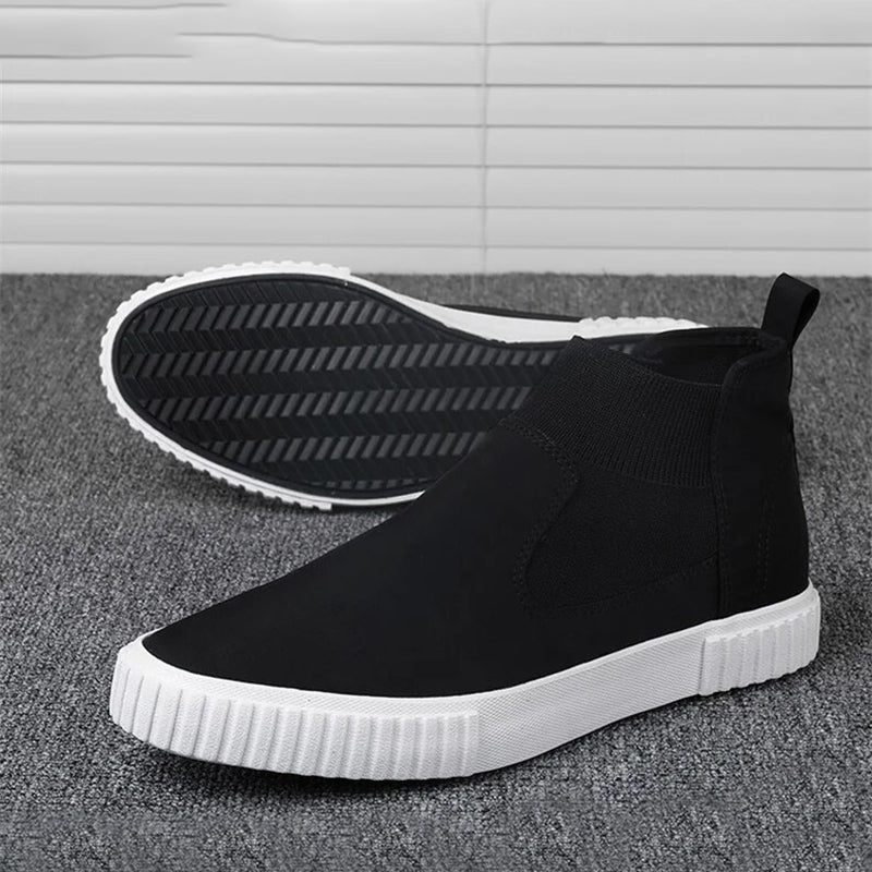 Herren Canvas-Sneaker mit High-Top-Design – Lennard