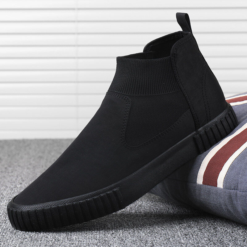 Herren Canvas-Sneaker mit High-Top-Design – Lennard