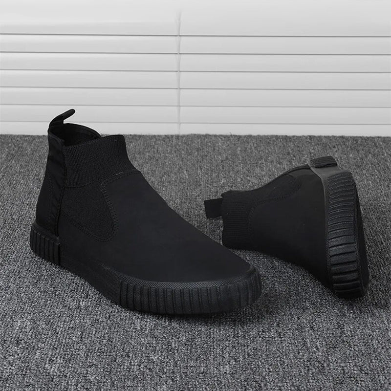 Herren Canvas-Sneaker mit High-Top-Design – Lennard