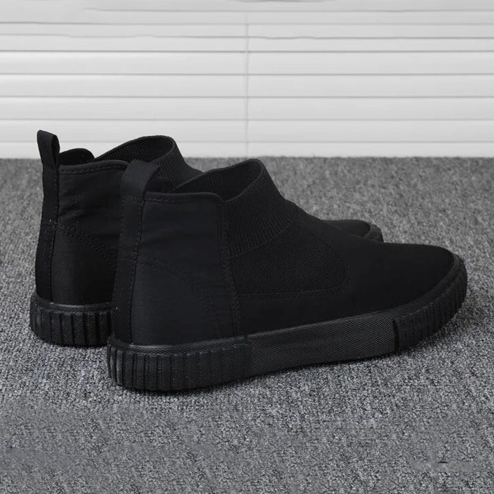 Herren Canvas-Sneaker mit High-Top-Design – Lennard