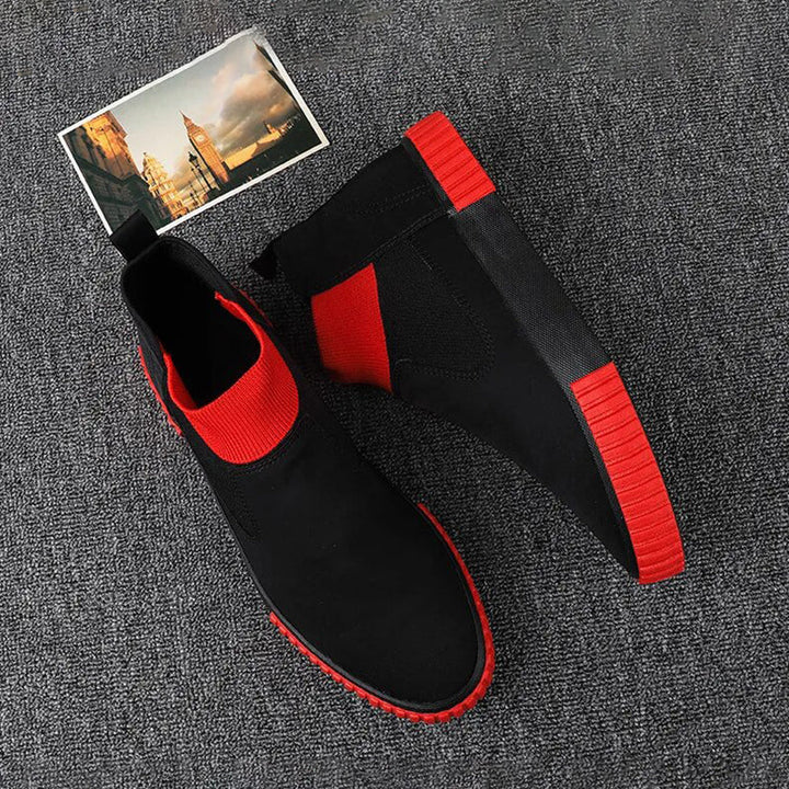 Herren Canvas-Sneaker mit High-Top-Design – Lennard