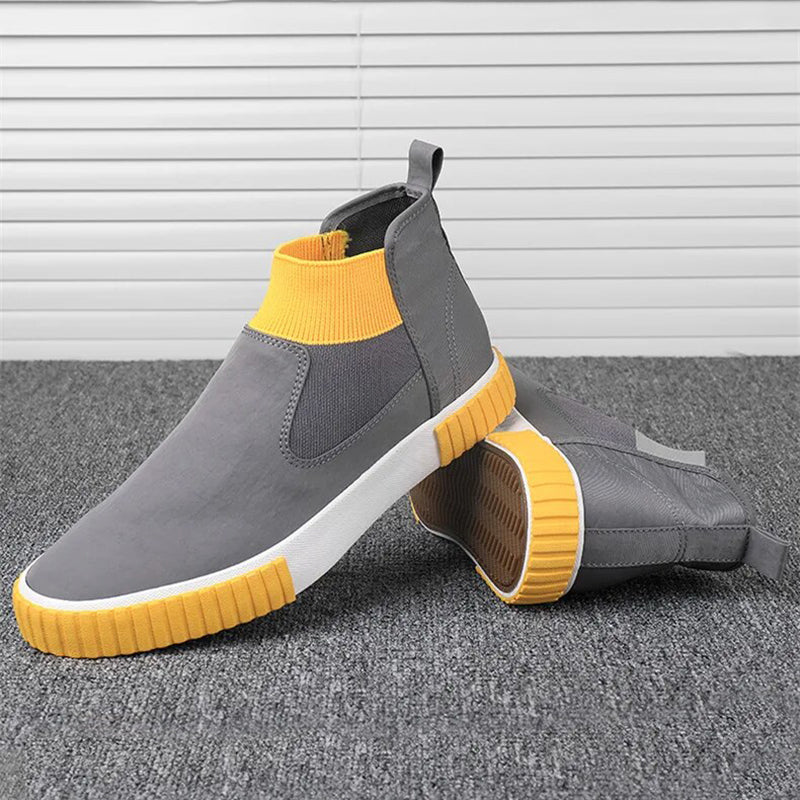 Herren Canvas-Sneaker mit High-Top-Design – Lennard