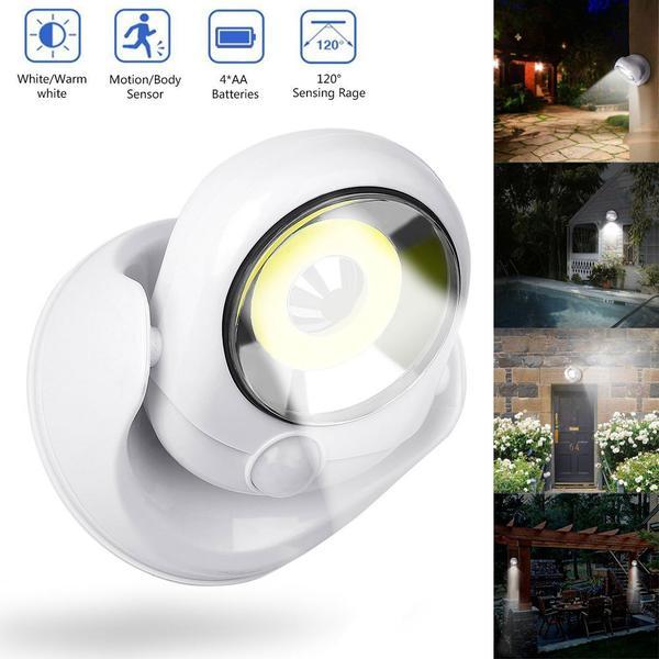 Kraftvolle LED-Lampe mit Bewegungssensor – GlowGuard