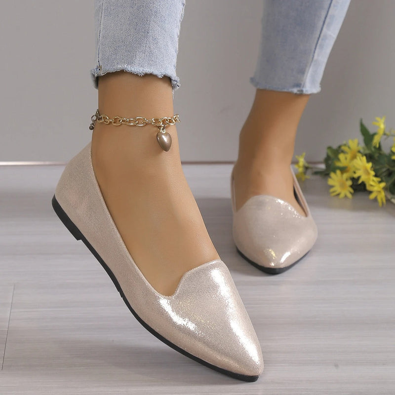 Elegant Spitze Ballerinas mit Stretch - Vivienne