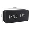 Holzuhr mit LED-Display und Sprachsteuerung - EcoClock