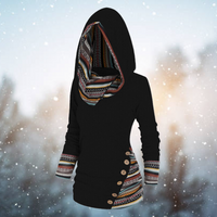 Tribal Hoodie with Geometric Pattern – Naïma