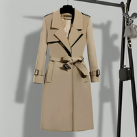 Damen Trenchcoat mit Taille & Knopfleiste – Sophia