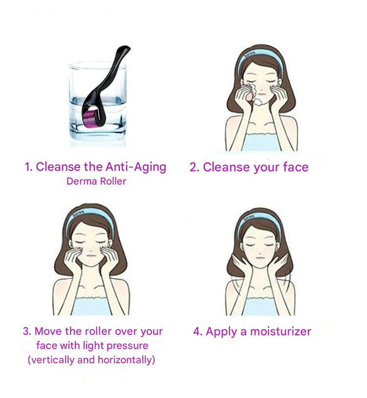 Anti-Aging Microneedle Roller – Luméra