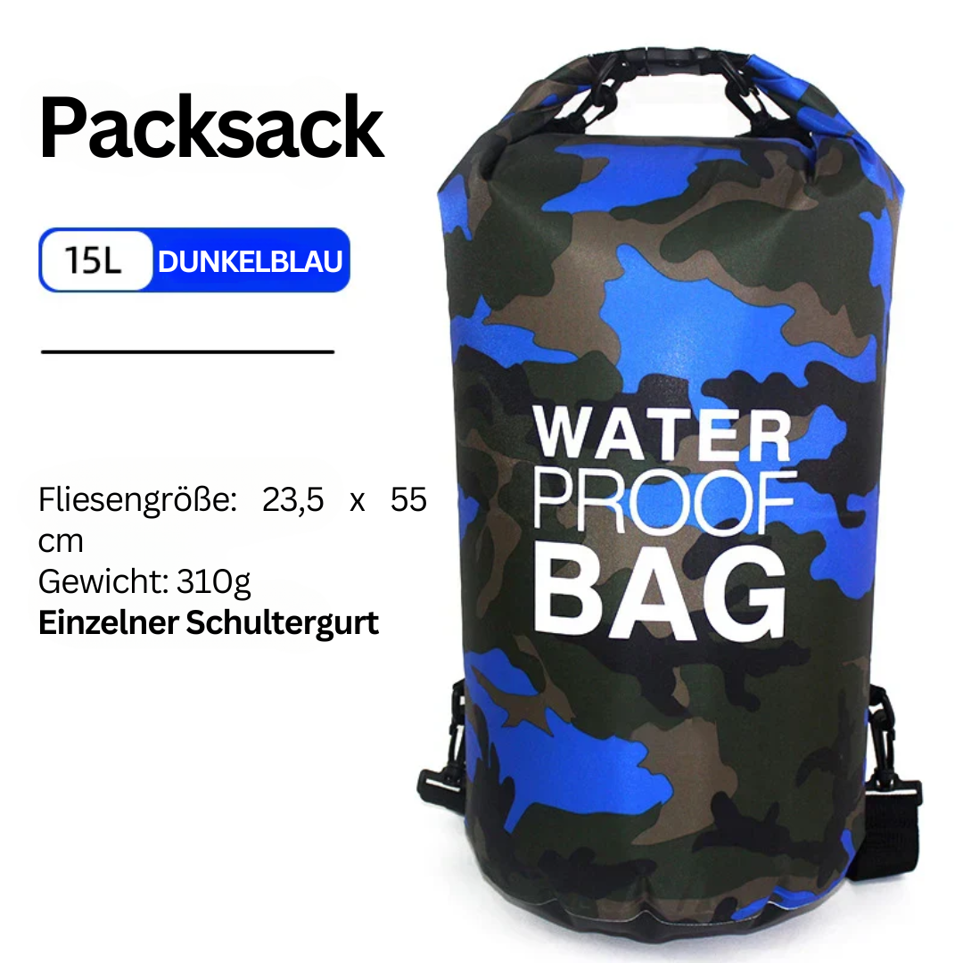 Wasserdichter Rucksack mit Nass-/Trocken-Trennung – AquaVault