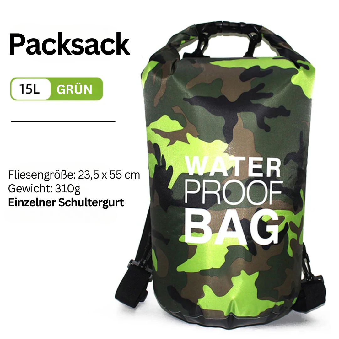 Wasserdichter Rucksack mit Nass-/Trocken-Trennung – AquaVault