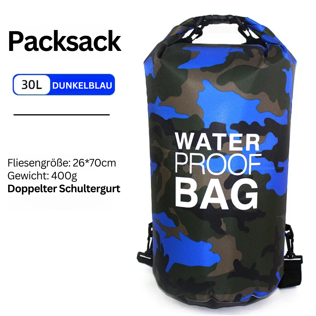 Wasserdichter Rucksack mit Nass-/Trocken-Trennung – AquaVault