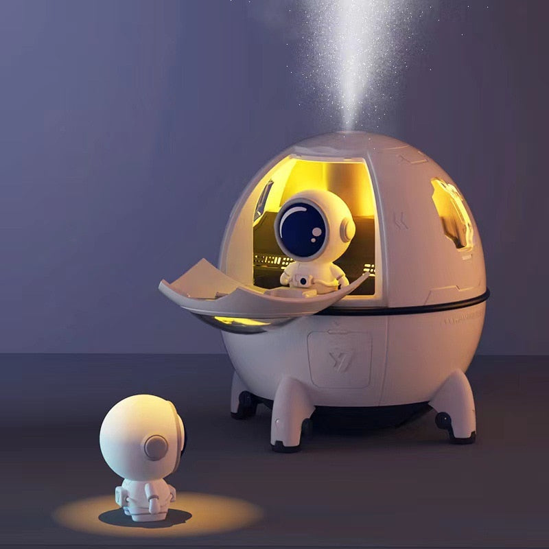 Tragbarer Astronauten-Luftbefeuchter mit Nachtlicht & Aroma-Diffuser – AstroMist