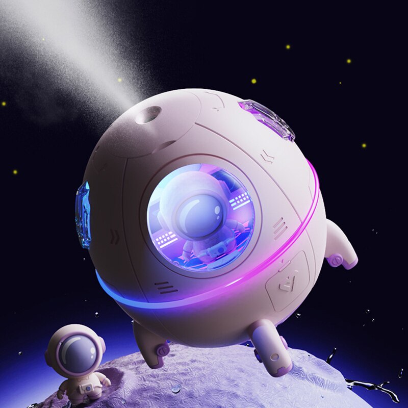 Tragbarer Astronauten-Luftbefeuchter mit Nachtlicht & Aroma-Diffuser – AstroMist