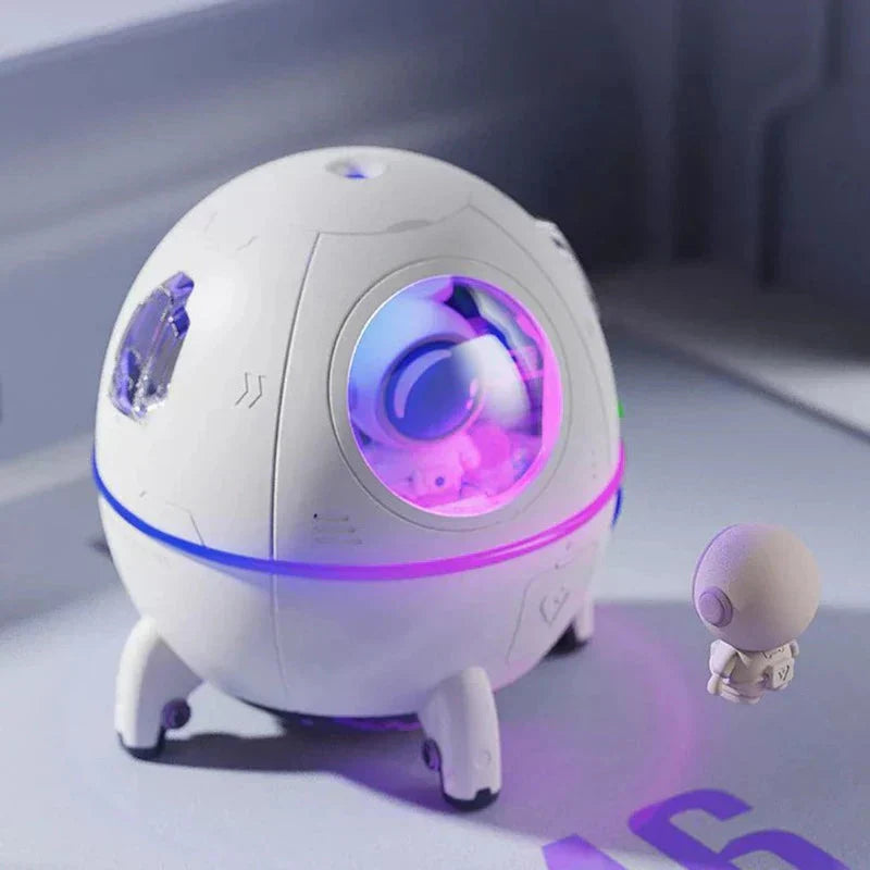 Tragbarer Astronauten-Luftbefeuchter mit Nachtlicht & Aroma-Diffuser – AstroMist
