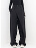 Asymmetrische Weite Damenhose mit Doppelknoten – Noa