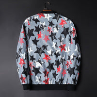 Abstract Bedruckte Herren-Bomberjacke - Enzo