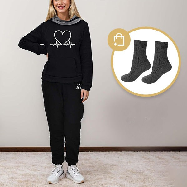 BEQUEMER ZWEITEILIGER DAMEN TRAININGSANZUG - WARMFLEX™