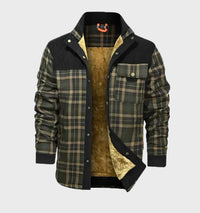 Gefütterte Herren-Flanelljacke mit Fleece – FlanelStil