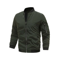 Leichte & trendige Herren Bomberjacke mit Reißverschluss – Jaron