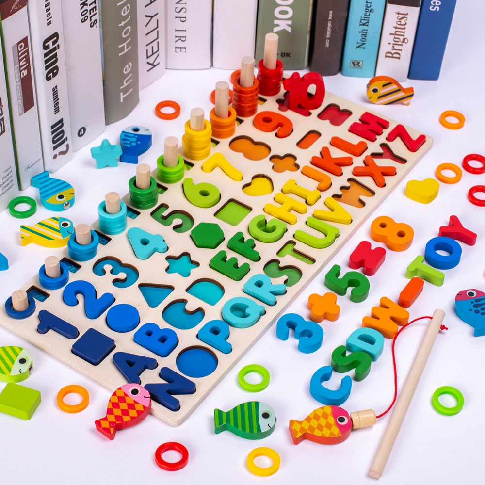 Montessori Kleinkinderspielbrett - Holz SpielSafari