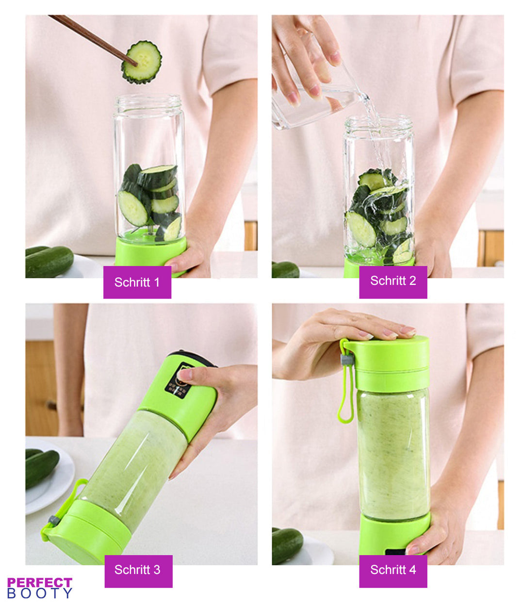 Portable Smoothie Maker with Drinking Function – FreshBlend To-Go