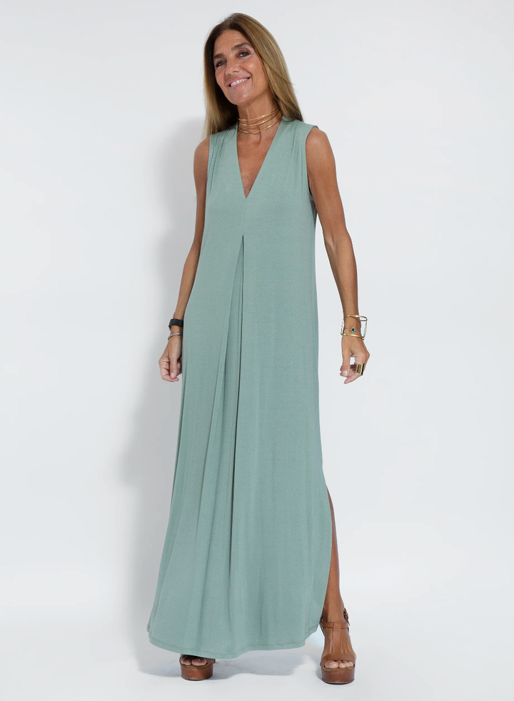 Figurbetontes Kleid mit Weste – Valentina