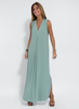 Zweiteiliges Schlankmachendes Kleid mit Weste – Loreen