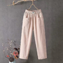 Leinenhose mit elastischem Bund - Livia
