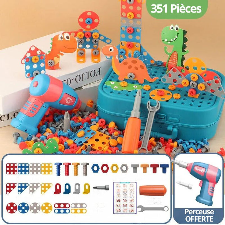 Portable Construction Kit for Children - BuildiBox