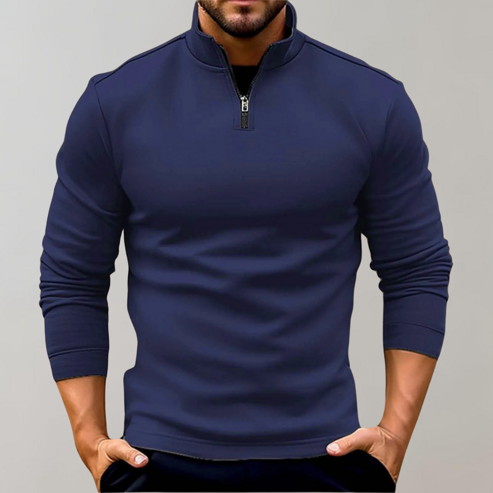 Warmer Herren-Pullover mit Reißverschluss - Arlo