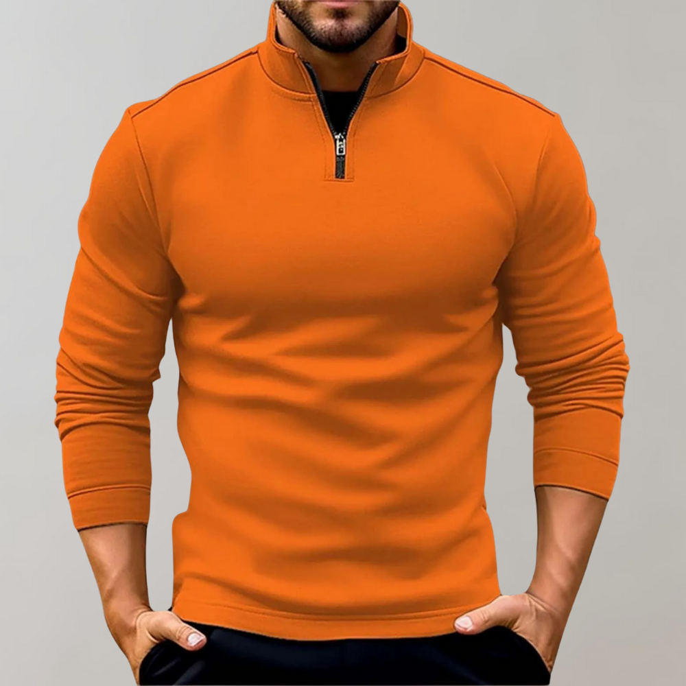 Warmer Herren-Pullover mit Reißverschluss - Arlo