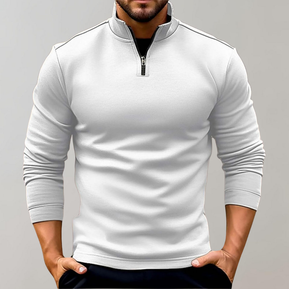 Warmer Herren-Pullover mit Reißverschluss - Arlo