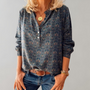 Damen Vintage Sommerbluse aus Polyester – Selina