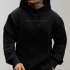 Schwarzer Kapuzenpullover Herren, 