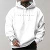 Weißer Hoodie mit 