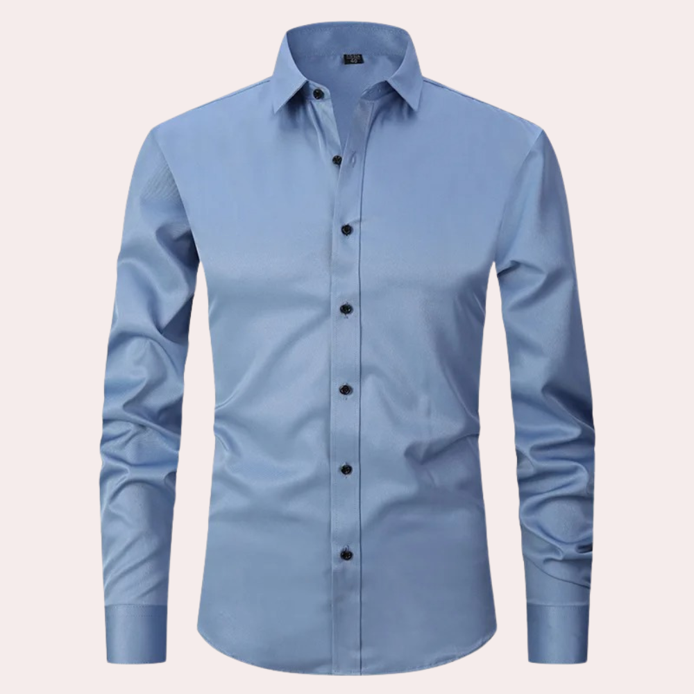 Wrinkle-free Stretch Hemd - Mailand