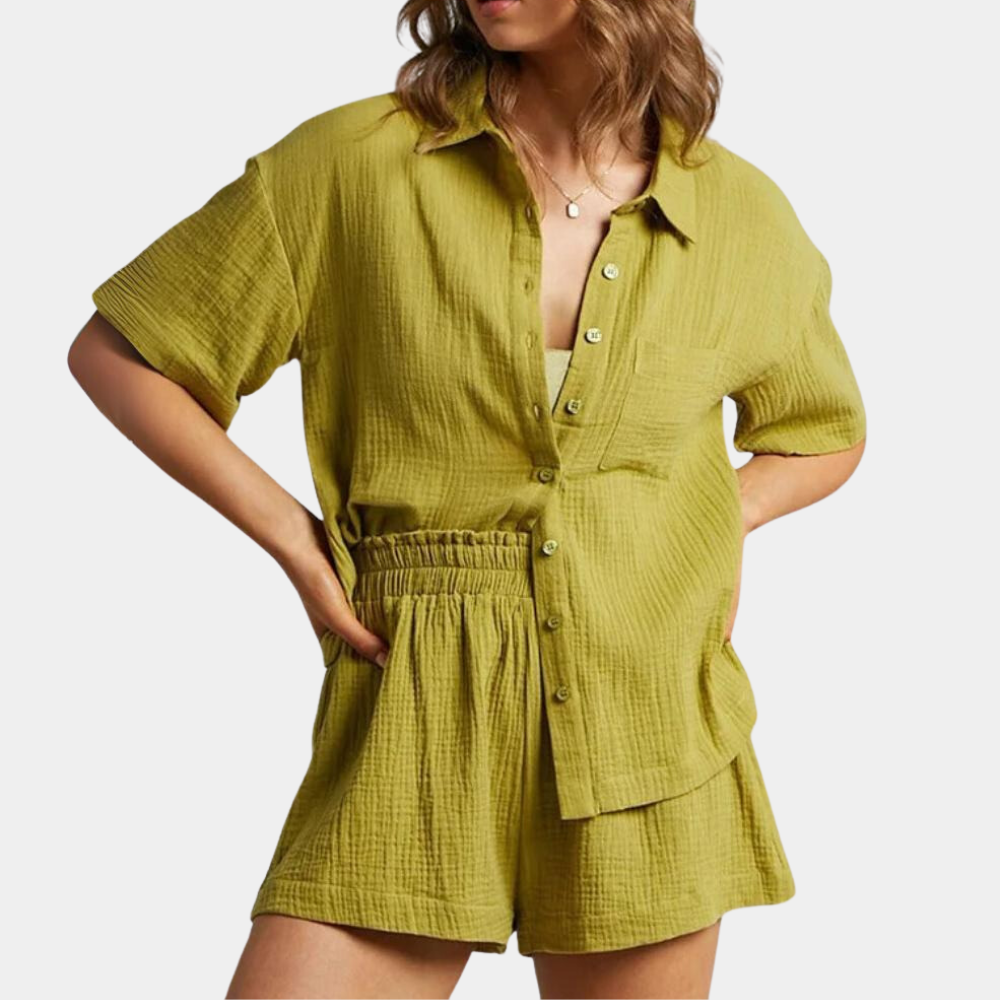 Comfortable Two-Piece Women's Summer Suit – Liora