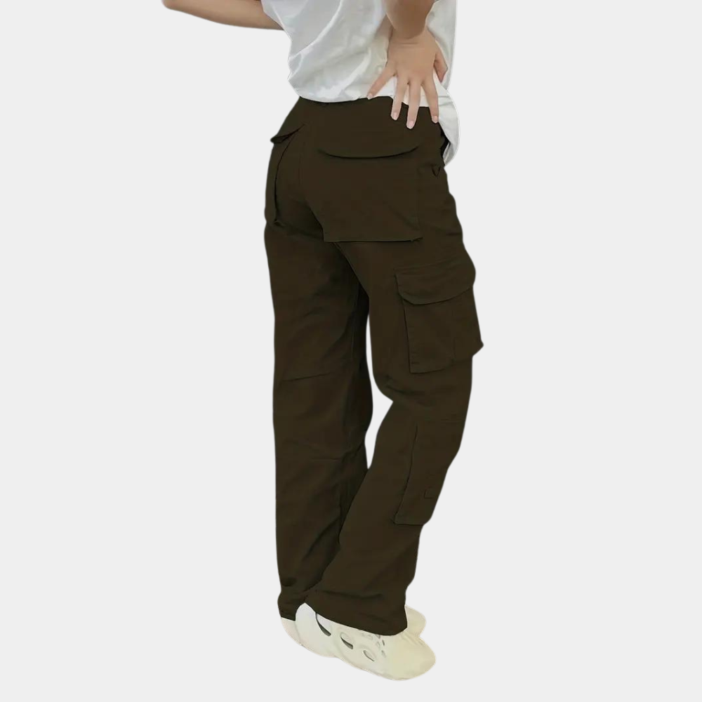 High-Waist Damen Cargohose - Amélie