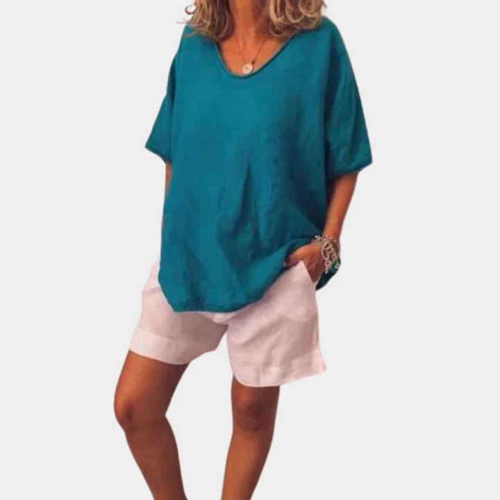 Trendy oversized women's T-shirt – Malou