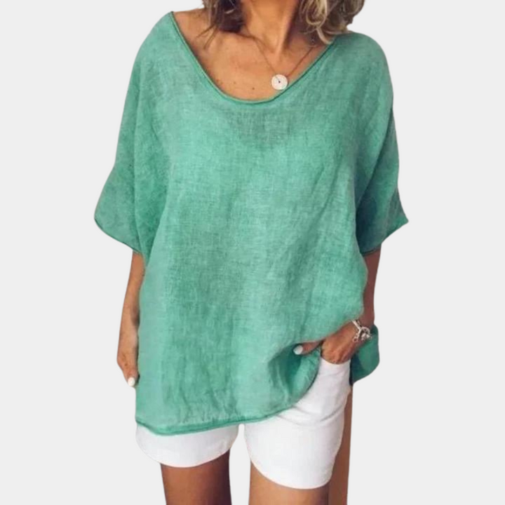 Trendy oversized women's T-shirt – Malou