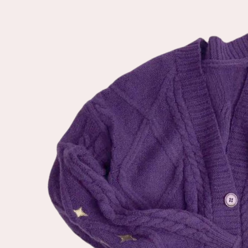 Cardigan for Women with Strawberry Details – Poppy