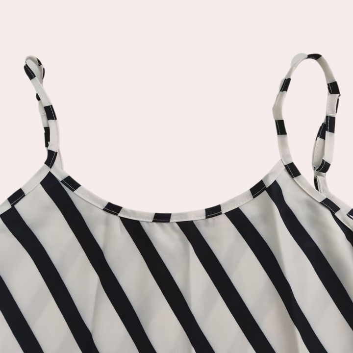 Sleeveless Striped Summer Dress – Marise