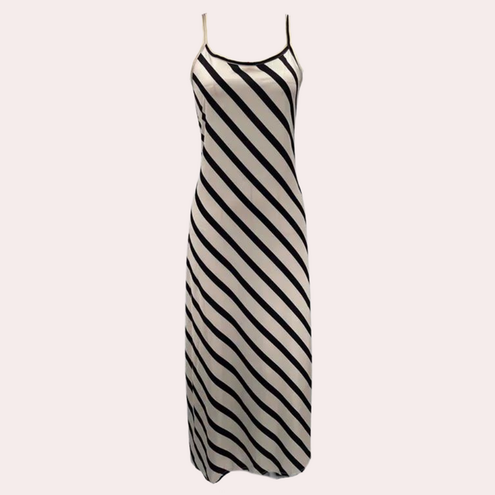 Sleeveless Striped Summer Dress – Marise