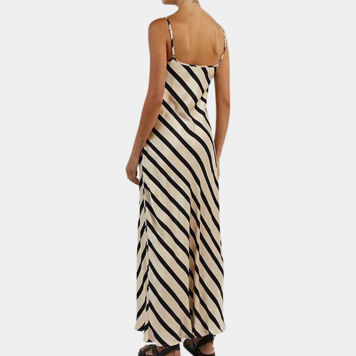 Sleeveless Striped Summer Dress – Marise