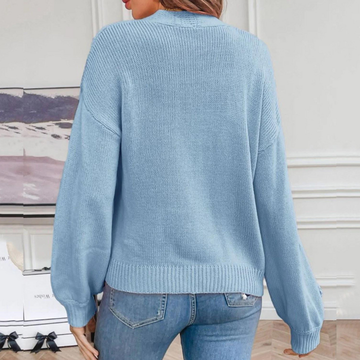 Cardigan for Women with 3D Flowers – Maribel