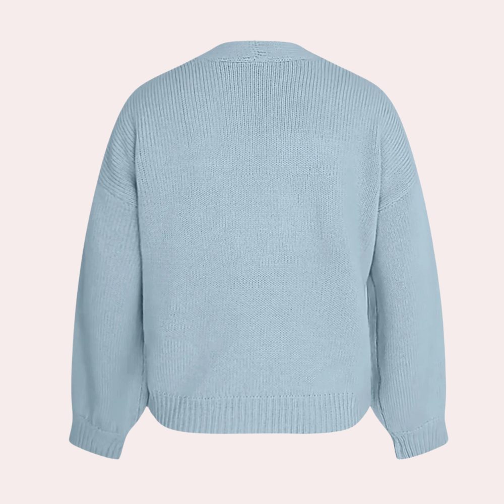 Cardigan for Women with 3D Flowers – Maribel