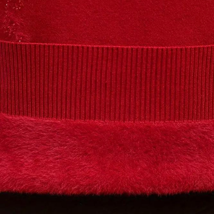 Cardigan for women with floral pattern and high collar – Alfhild