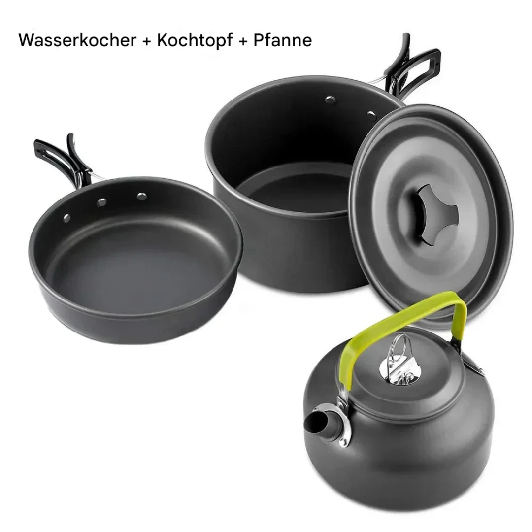 Tragbares Outdoor-Kochset - CampEase