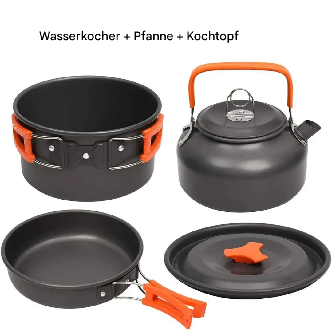 Tragbares Outdoor-Kochset - CampEase