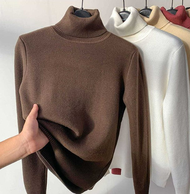 Winterfleece Strickpullover – Evelyne